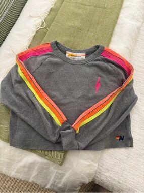 Aviator Nation Bolt Cropped Classic
